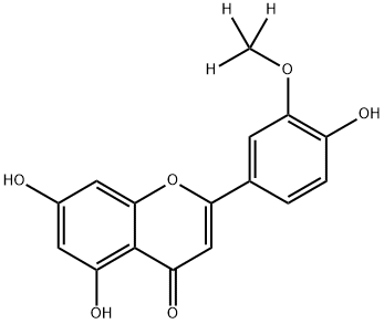 Chrysoeriol-d3 结构式