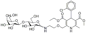 氨氯地平N-乳糖苷 结构式