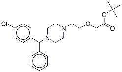 tert-Butyl Cetirizine-d8 结构式
