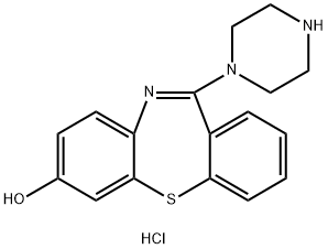 7-HYDROXY-N-DES{[2-(2-HYDROXY)ETHOXY]ETHYL} QUETIAPINE DIHYDROCHLORIDE 结构式