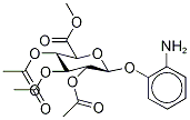 2-Aminophenyl 2,3,4-Tri-O-acetyl--D-glucuronide, Methyl Ester 结构式