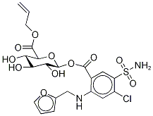 Furosemide Glucuronide Allyl Ester 结构式