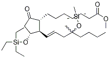 11-O-Triethylsilyl-16-O-trimethylsilyl (8R,11R,12R,16RS)-Misoprostol-d5 结构式