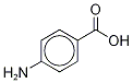 4-Aminobenzoic Acid-d4 结构式