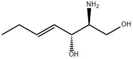 (2S,3R,4E)-2-Amino-4-hepten-1,3-diol 结构式