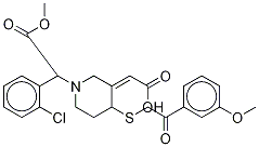 cis-Clopidogrel-MP-13C,d3 Derivative
(Pair of Enantiomers) 结构式