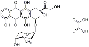 14-Hydroxy Carminomycin Oxalate 结构式