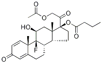 9α-Fluoro Prednisolone 17-Butyrate 结构式