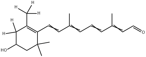 RACALL-TRANS3-HYDROXYRETINAL-D5 结构式