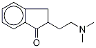 2-[2-(DiMethylaMino)ethyl]-1-indanone-d6 结构式