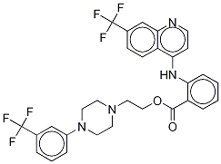 Antrafenine-d8 Dihydrochloride 结构式