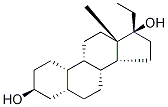 (3α,5α,17α)-19-Norpregnane-3,17-diol-d4 结构式