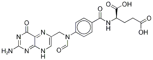 10-ForMyl Folic Acid-d4 结构式