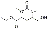 5-Hydroxy-4-[(Methoxycarbonyl)aMino]-pentanoic Acid Ethyl Ester 结构式