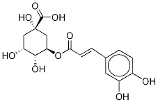 Chlorogenic Acid-13C6 结构式