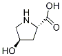 trans-4-Hydroxy-L-proline-d3 结构式