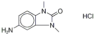 5-Amino-1,3-dimethyl-2-benzimidazolinone-d6 Hydrochloride 结构式