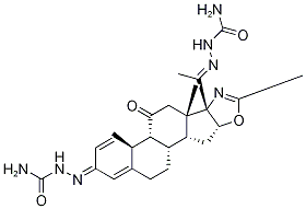 21-Deacetoxy 11-Oxodeflazacort-3,20-hydrazinecarboxaMide 结构式