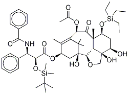 (αR,βS)-β-[BenzoylaMino]-α-[[(1,1-diMethylethoxy)carbonyl]oxy]-benzenepropanoic Acid (2aS,3R,5S,5aS,7R,10S,12S,12aS,12bR)-2a,7-Bis(acetyloxy)-2a,3,4,5,5a,6,7,1 结构式