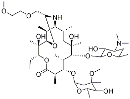 Dirithromycin-d3 结构式