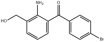 [2-Amino-3-(hydroxymethyl)phenyl]methanone 结构式