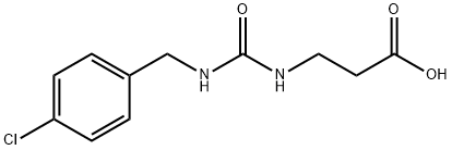 3-[(4-chlorophenyl)MethylcarbaMoylaMino]propanoic acid 结构式