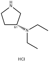 (R)-N,N-Diethylpyrrolidin-3-aMine dihydrochloride 结构式