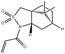 (S)-(+)-丙烯酰-2,10-樟脑磺内酰胺 结构式