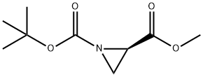（R）-1-叔丁基2-甲基氮丙啶-1,2-二羧酸酯 结构式