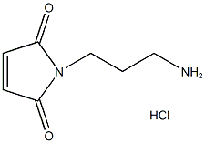 1-(3-氨基丙基)-1H-吡咯-2,5-二酮盐酸盐 结构式