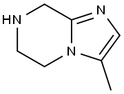 3-甲基-5,6,7,8-四氢咪唑并[1,2-A]吡嗪 结构式
