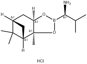 (3AS,4S,6S,7AR)-六氢-3A,5,5-三甲基-ALPHA-[(1R)-异丙基]-4,6-甲桥-1,3,2-苯并二氧硼杂环戊烷-2-甲胺盐酸盐 结构式