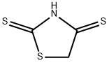 噻唑烷-2,4-二硫酮 结构式