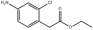 2-氯-4-氨基苯乙酸乙酯 结构式