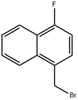 1-(溴甲基)-4-氟-1-萘 结构式