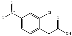 2-氯-4-硝基苯乙酸 结构式