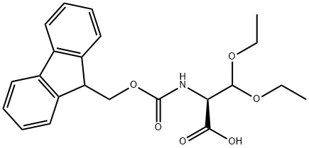 L-Serine, 3-ethoxy-O-ethyl-N-[(9H-fluoren-9-ylMethoxy)carbonyl]- 结构式