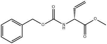 苄氧羰基-D-ALPHA-乙烯基-甘氨酸甲酯 结构式