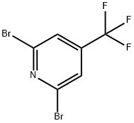 2,6-二溴-4-三氟甲基吡啶 结构式