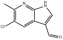 5-Chloro-6-methyl-7H-pyrrolo[2,3-b]pyridine-3-carbaldehyde