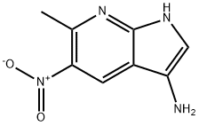 3-AMINO-6-METHYL-5-NITRO-7-AZAINDOLE 结构式
