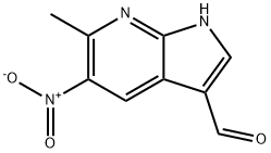3-FORMYL-6-METHYL-5-NITRO-7-AZAINDOLE 结构式