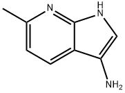 6-甲基-1H-吡咯并[2,3-B]吡啶-3-胺 结构式