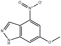 4-硝基-6-甲氧基-吲唑 结构式