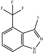 3-碘-4-(三氟甲基)-2H-吲唑 结构式