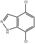 4,7-二氯-1氢-吲唑 结构式