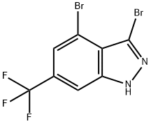 3,4-Dibromo-6-(trifluoromethyl)-1H-indazole