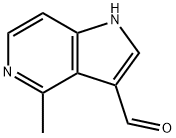 4-甲基-5-氮杂吲哚-3-甲醛 结构式