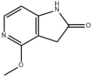 4-甲氧基-1H-吡咯并[3,2-C]吡啶-2(3H)-酮 结构式