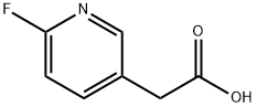 2-(6-FLUOROPYRIDIN-3-YL)ACETIC ACID 结构式